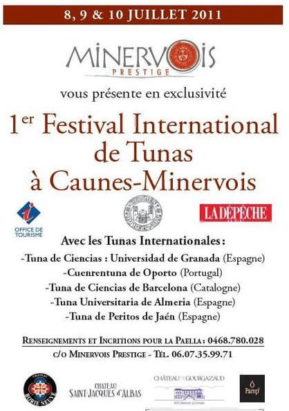 Tuna de Ciencias de Granada :: I Certamen Internacional de Tunas Caunes-Miervois 2011 Tuna de Ciencias de Granada :: I Certamen Internacional de Tunas Caunes-Miervois 2011
